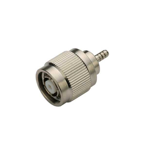 tnc连接器反极直式插头压接同轴线缆RG400 DOSIN-802-1006