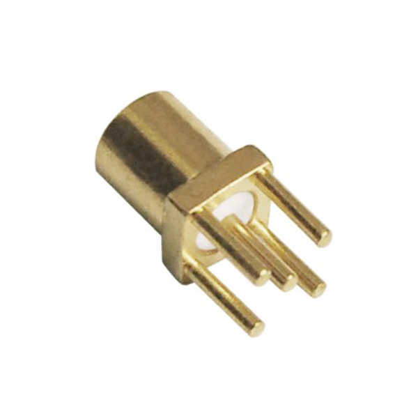 MCX连接器射频同轴直插式母头PCB板端 DOSIN-809-0002