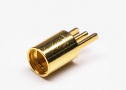 MMCX插座母头直式沉板射频连接器镀金接PCB板 DOSIN-810-1006