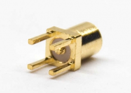 mmcx镀金直式母座插板式接PCB板 DOSIN-809-0031
