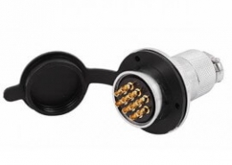 GX30 10芯圆形航空连接器大圆盘安装插头接线航空插头插座