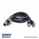 M12转RJ45网线M12 4芯 D编码转 RJ45 8P8C公转公插头线长1M AWG22带屏蔽