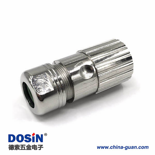 M23组装式连接器6芯母插头工业信号插头
