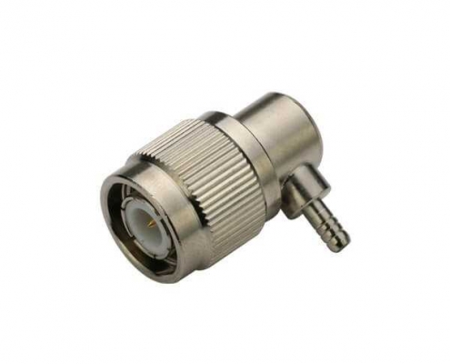 接线RG316弯式压接公头同轴线缆tnc连接器 DOSIN-802-1015