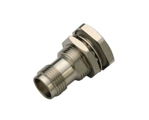 直式穿墙50欧姆母头面板安装接线UT085tnc连接器 DOSIN-802-1020