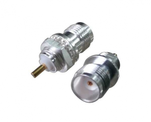 视频母头直式穿墙焊接tnc同轴连接器 DOSIN-802-1038