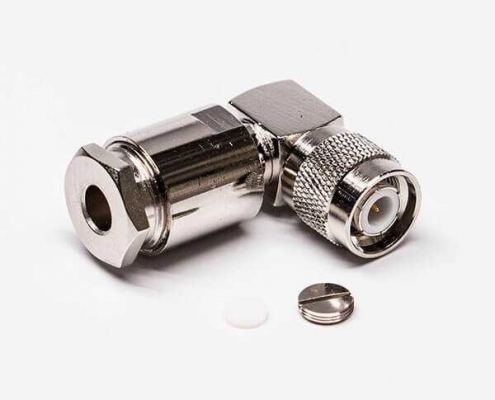 TNC连接头90度螺母锁紧接RG8同轴线缆 DOSIN-802-0044