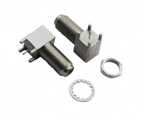 pcb连接器头板端母头F型连接器 DOSIN-803-0003