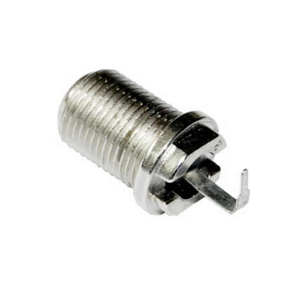 f头转角连接器母头穿墙式 面板安装 DOSIN-803-0049 f头转角连接器母头穿墙式 面板安装 DOSIN-803-0049