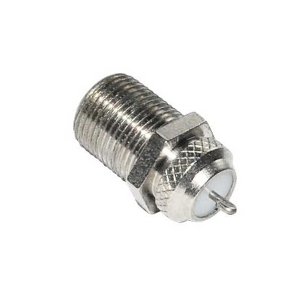 F头射频连接器同轴直式穿墙母头面板安装 DOSIN-803-0029 F头射频连接器同轴直式穿墙母头面板安装 DOSIN-803-0029