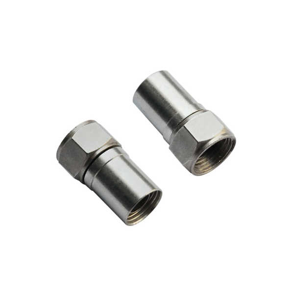 f头系列连接器直通公头同轴线RG6 DOSIN-803-0013 f头系列连接器直通公头同轴线RG6 DOSIN-803-0013