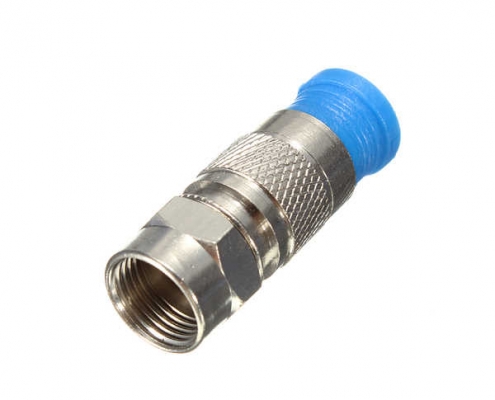 专业f系列连接器直式挤压式公头 DOSIN-803-2009