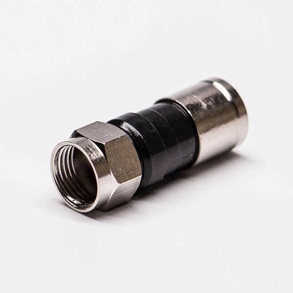 RG6F头接同轴连接器直式挤压式公头 DOSIN-803-0202 RG6F头接同轴连接器直式挤压式公头 DOSIN-803-0202
