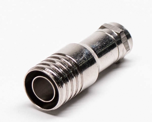 F型连接器公头插头连接器焊接接线RG11 DOSIN-803-0506