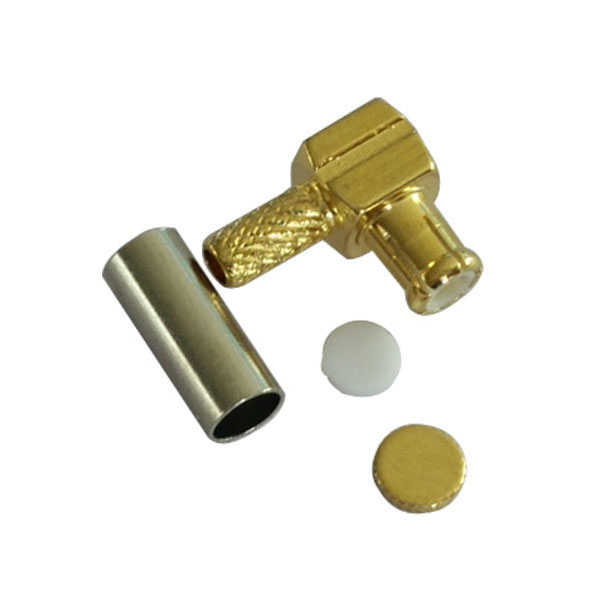 rf连接线RG316弯式压接式公头mcx射频同轴连接器 DOSIN-809-0006 rf连接线RG316弯式压接式公头mcx射频同轴连接器 DOSIN-809-0006