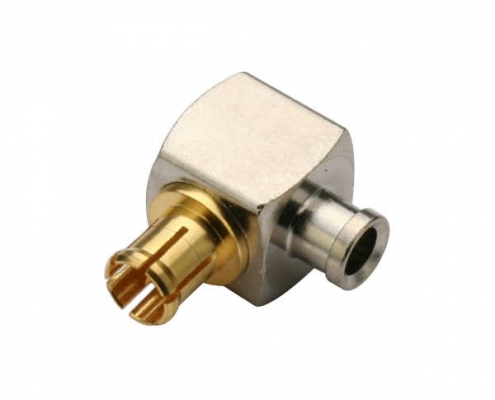 射频连接线SF085弯式焊接mcx同轴连接器 DOSIN-809-1000