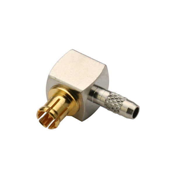 电视同轴电缆接头公头弯式压接RG179mcx连接器 DOSIN-809-1002 电视同轴电缆接头公头弯式压接RG179mcx连接器 DOSIN-809-1002