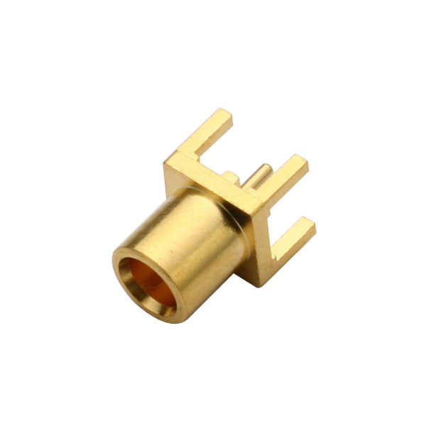 专业射频同轴连接器直插式母头mcx面板安装 DOSIN-809-1005