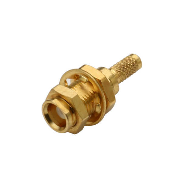 同轴电缆接头RG316直式穿墙式mcx连接器母头 DOSIN-809-1017 同轴电缆接头RG316直式穿墙式mcx连接器母头 DOSIN-809-1017