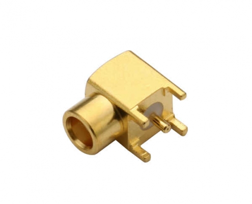 有线电视rf头弯式母头mcx射频连接器PCB板端 DOSIN-809-1029