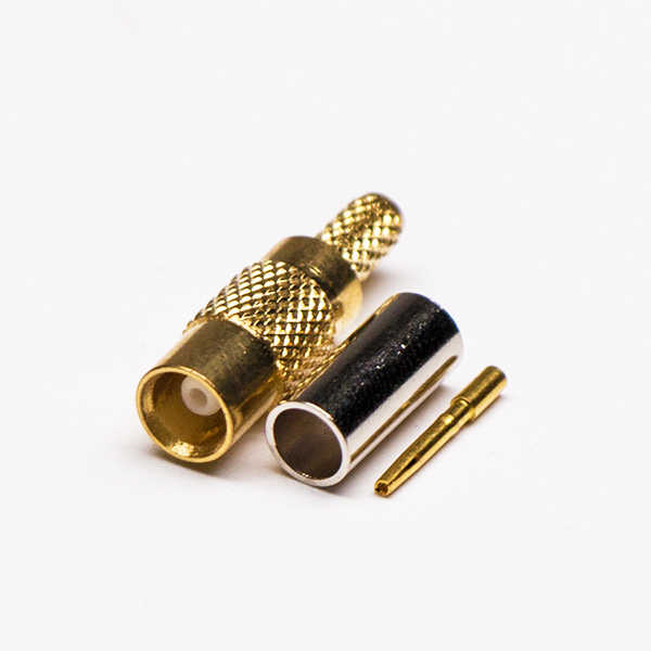 MCX接口母头直式同轴连接器压接式接线 DOSIN-809-0071 MCX接口母头直式同轴连接器压接式接线 DOSIN-809-0071