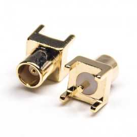 mcx直式连接器母头镀金插PCB板原厂直发 DOSIN-809-0096 mcx直式连接器母头镀金插PCB板原厂直发 DOSIN-809-0096