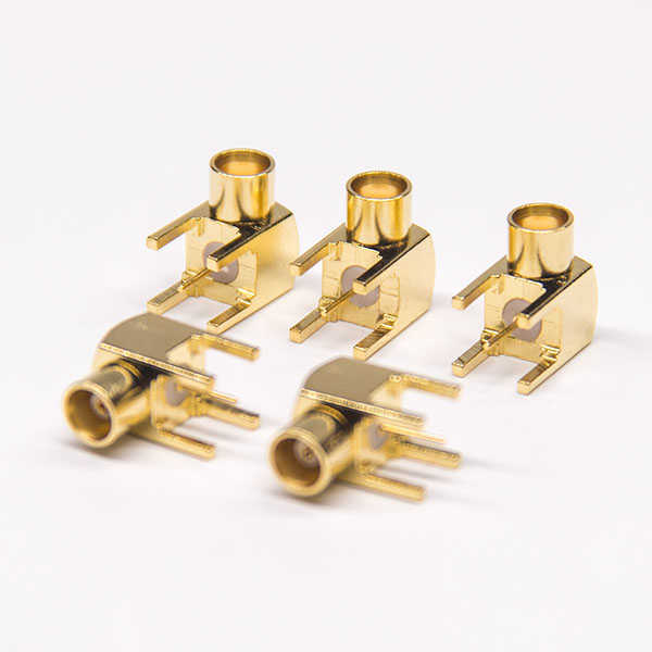 mcx母头连接器插板接PCB板弯式镀金 DOSIN-809-0098 mcx母头连接器插板接PCB板弯式镀金 DOSIN-809-0098
