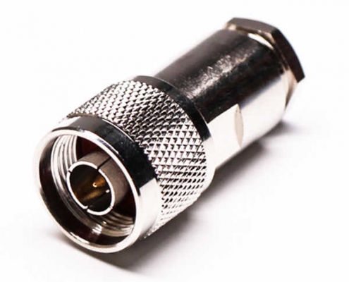 N头接口180度公头同轴连接器螺母锁紧 DOSIN-805-0310