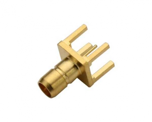 射频pcb连接器SMB直插镀金母头 DOSIN-807-1029