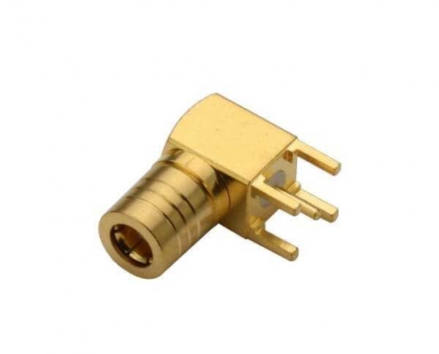 pcb 板连接器镀金弯插smb公头 DOSIN-807-1036