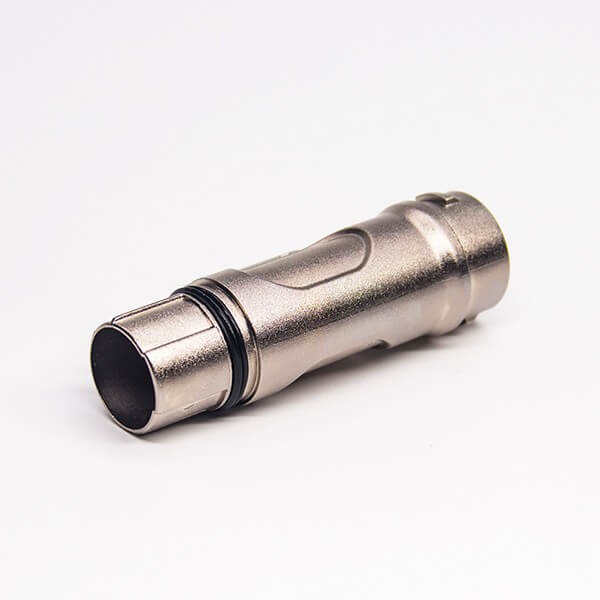 高压互锁金属连接器单芯8mm直式金属插头带屏蔽电流200A